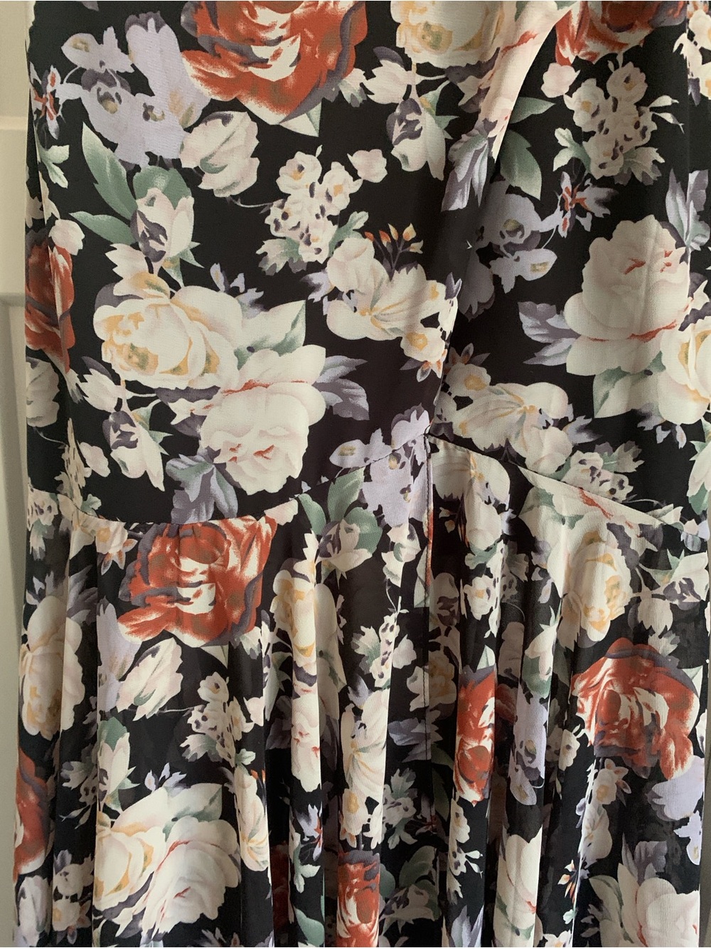 ASTR the Label Emmylou Floral One Shoulder Mid Slip Cottagecore event Dress XS - Picture 6 of 12